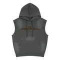 KEEP MOTION Unisex Vintage Wash Sun Fade Sleeveless Hoodie