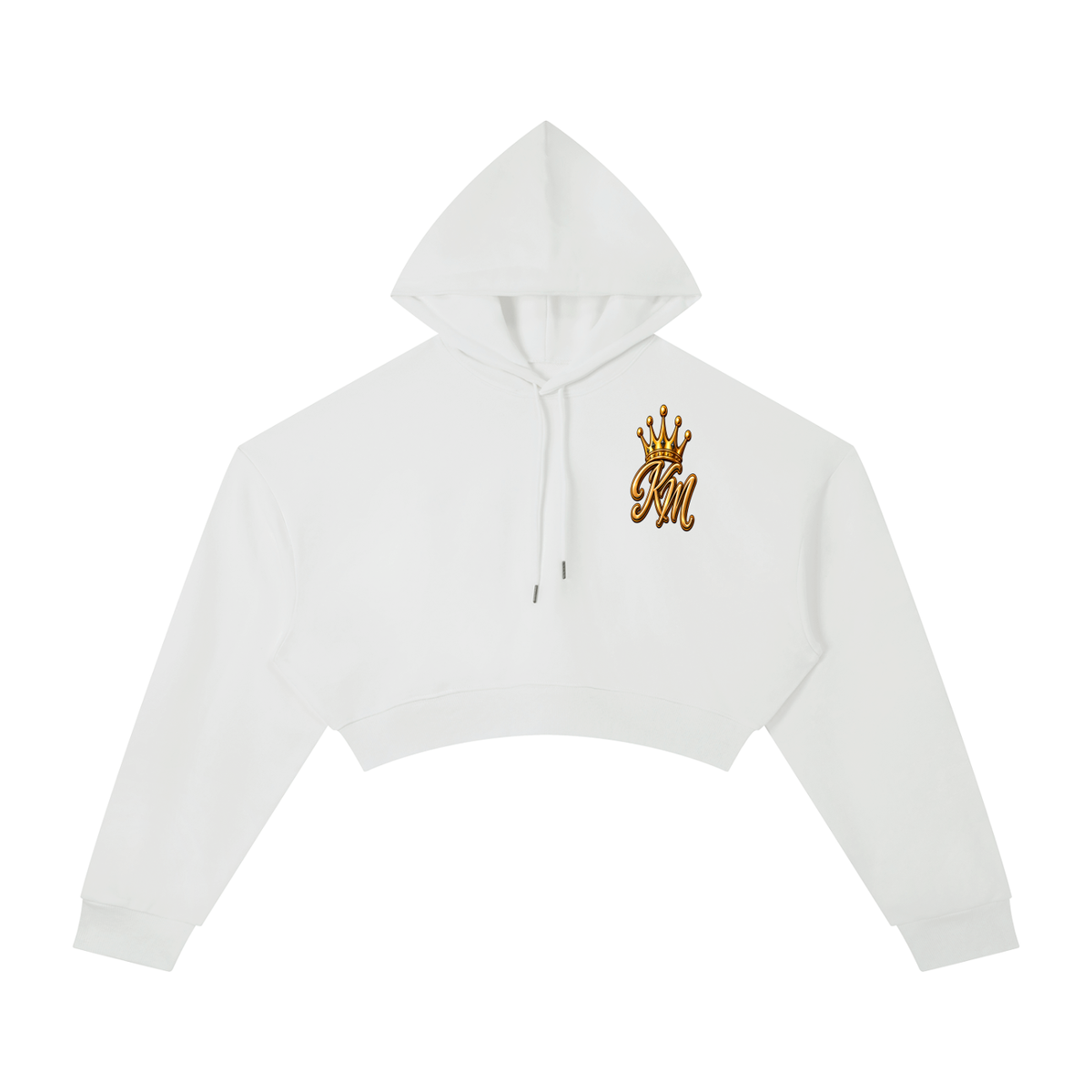 QUEEN MOTION CROPPED HOODIE