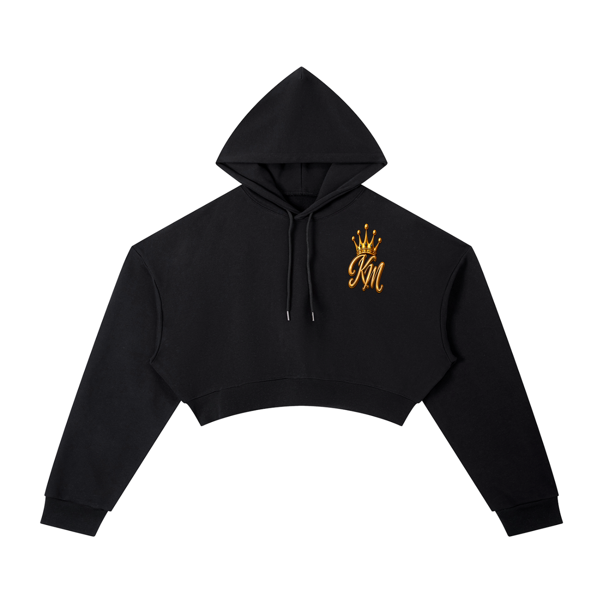QUEEN MOTION CROPPED HOODIE